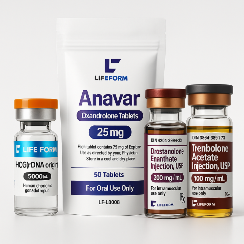 Advanced Shredder – (Tren A + Mast E + Anavar + HCG)